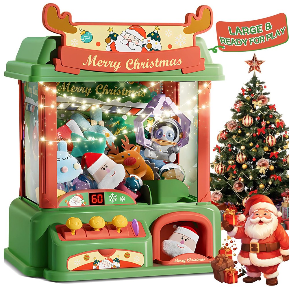 Arcade Toy Vending Machine - Noel pençe makinesi çocuklar için Mini