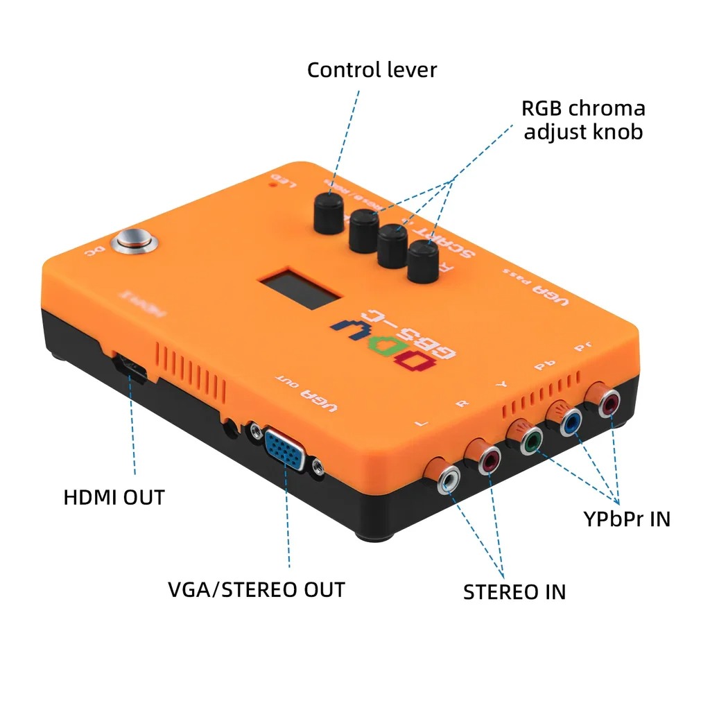 ODV-GBS-C AIO OSSC Adaptörü, D - Arcade Game Jackpot incelemesi ve fiyatı